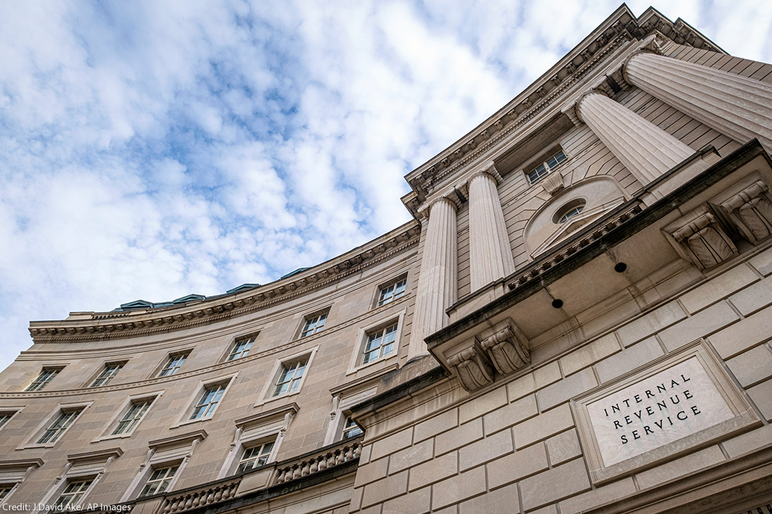 The U.S. Internal Revenue Service headquarters in Washington.