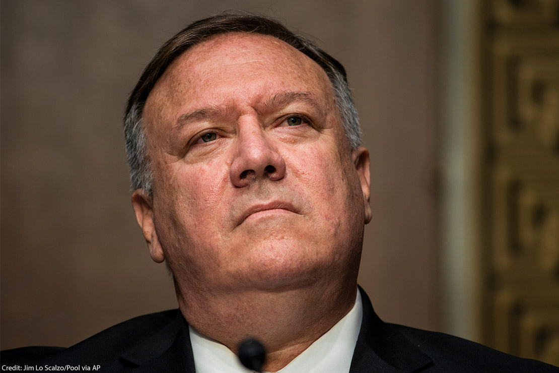 Secretary of State Mike Pompeo.