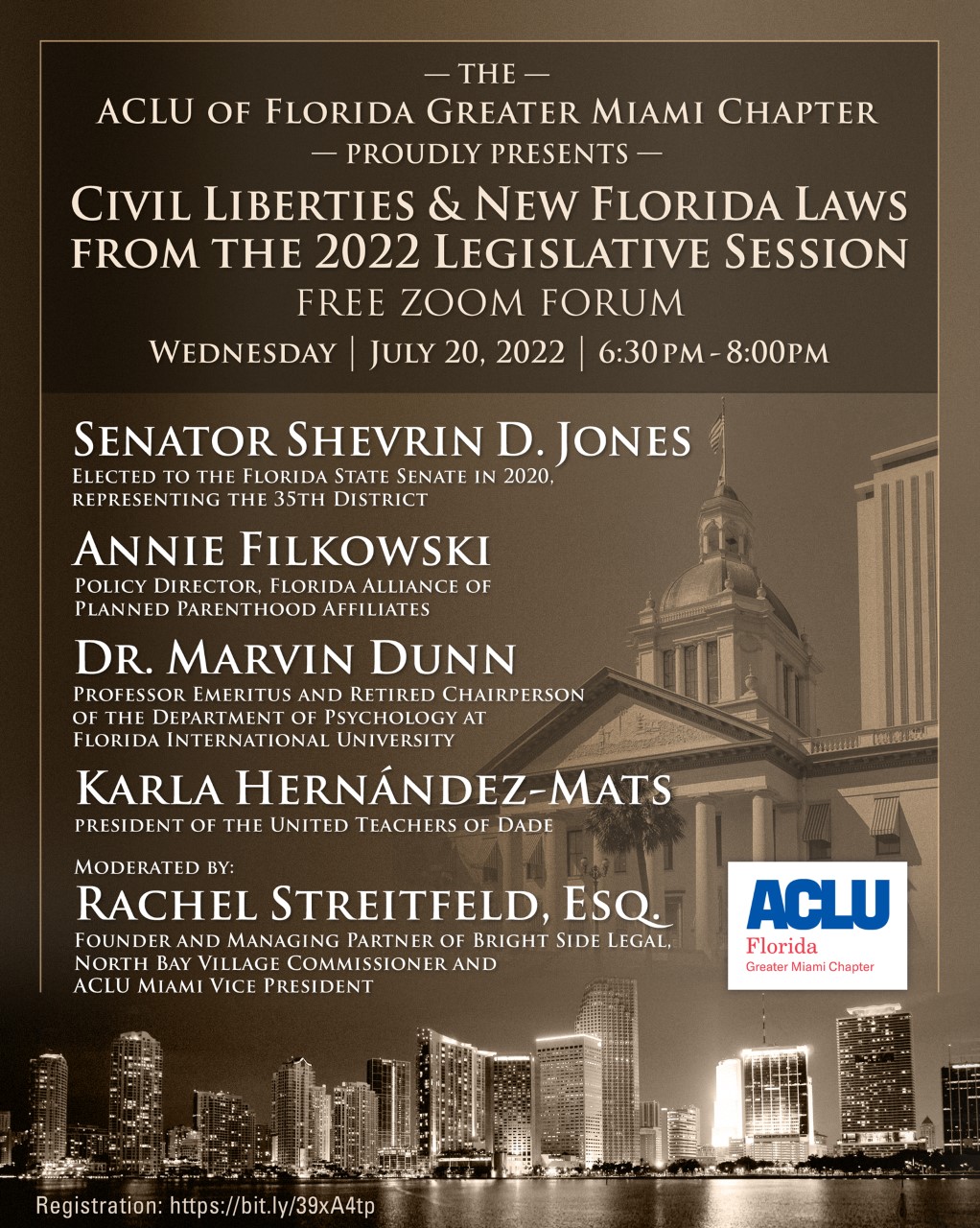 Miami Chapter Civil liberties and new Florida laws