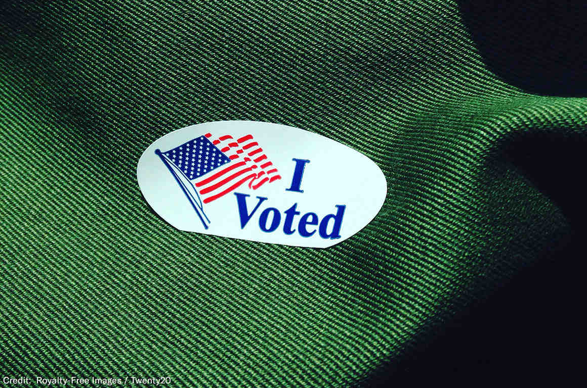 Voting sticker