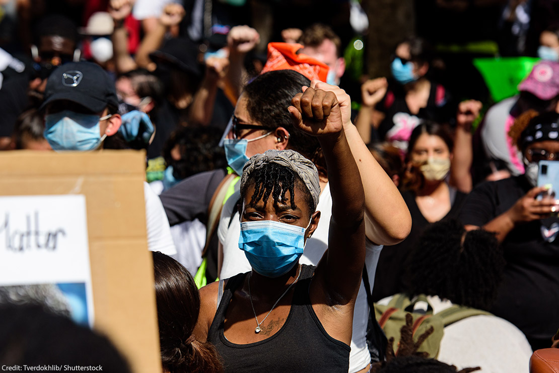 A group of protesters.