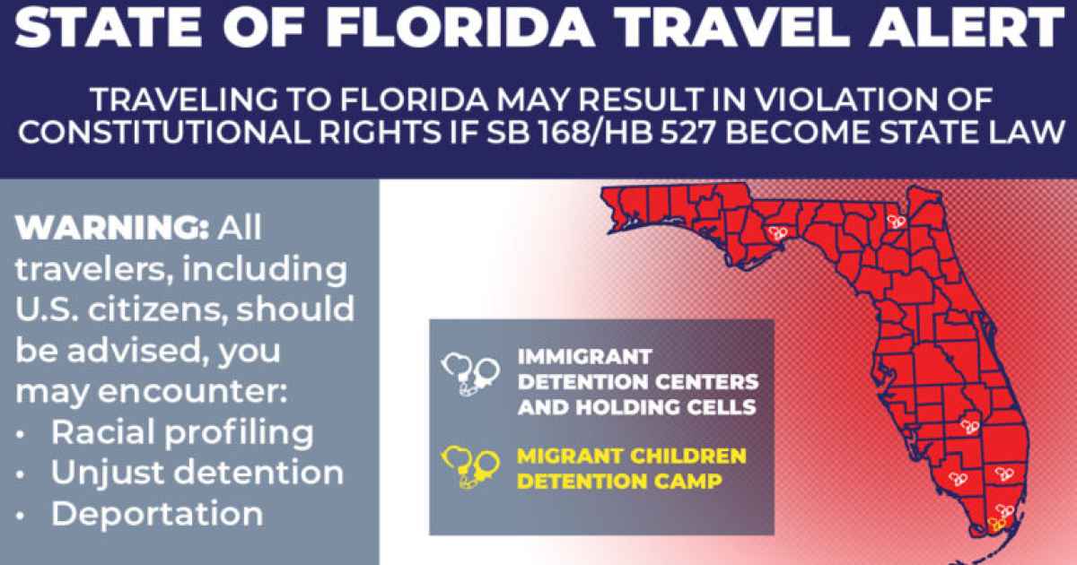 Florida Travel Alert ACLU of Florida We defend the civil rights and