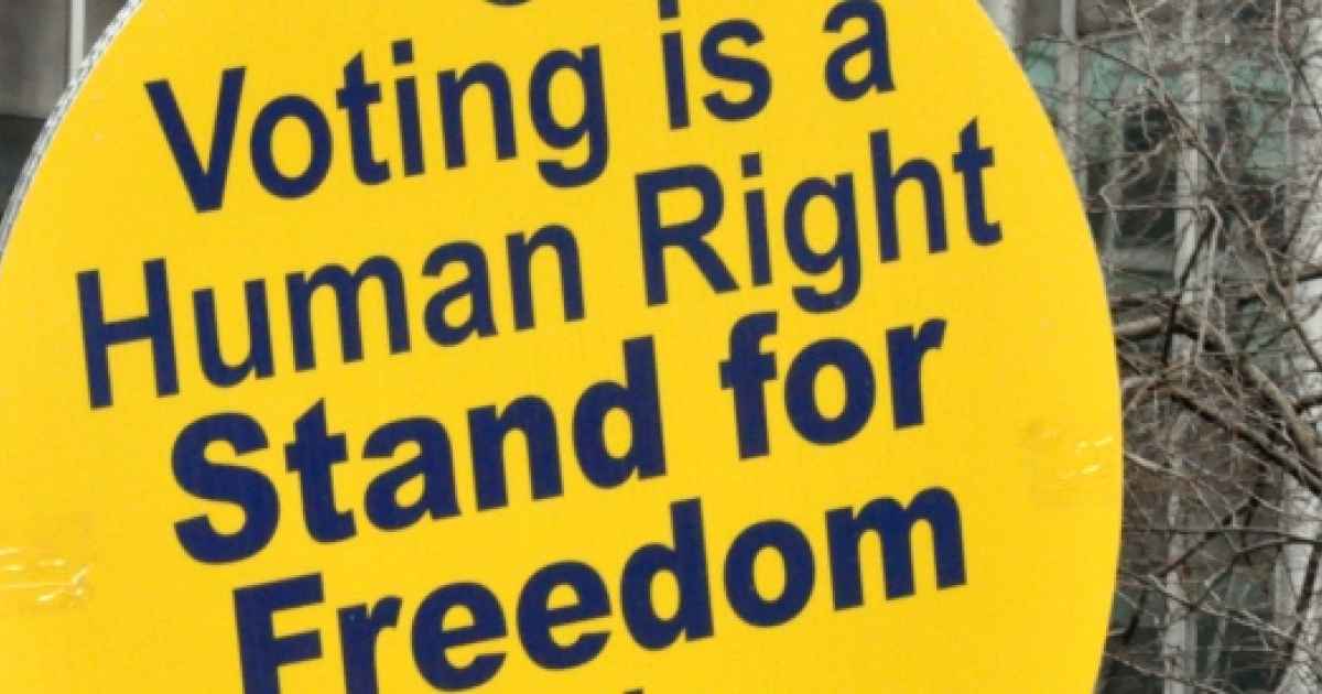 最大5万円OFFクーポン！ [お値下げ] VOTING RIGHTS ARE HUMAN RIGHTS