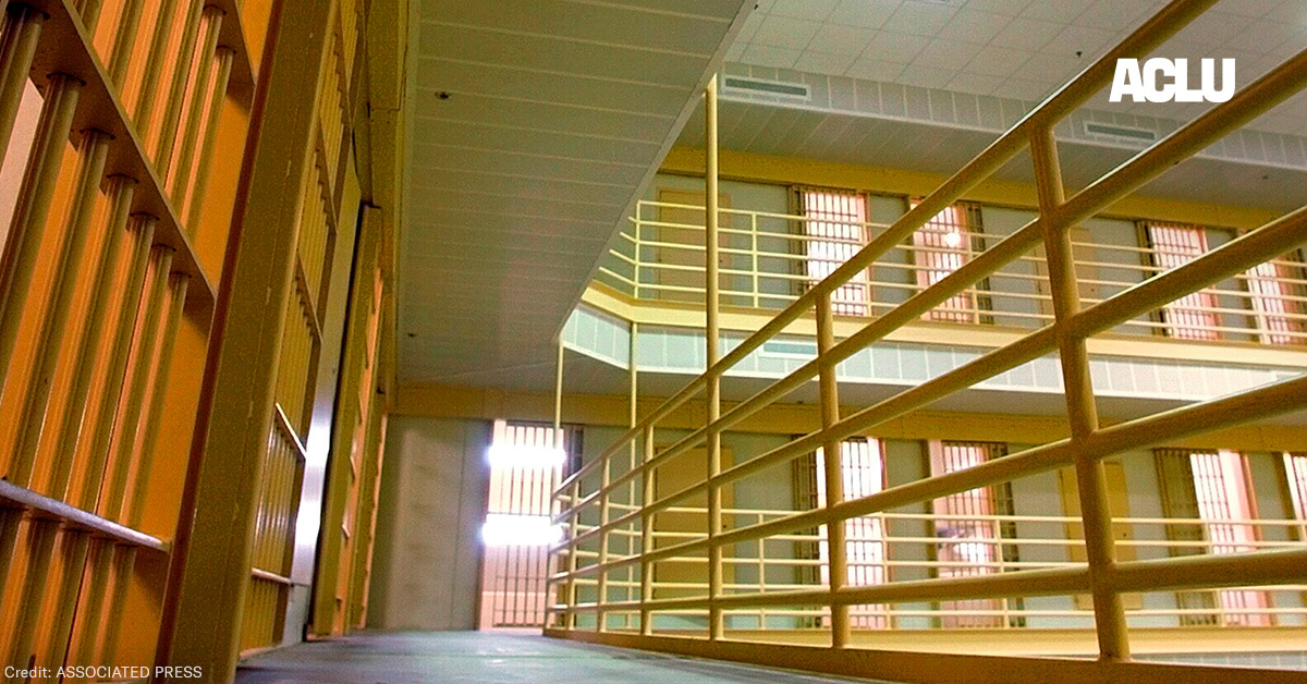 Empty cells at Arkansas Department of Correction prison in Malvern, Ark.