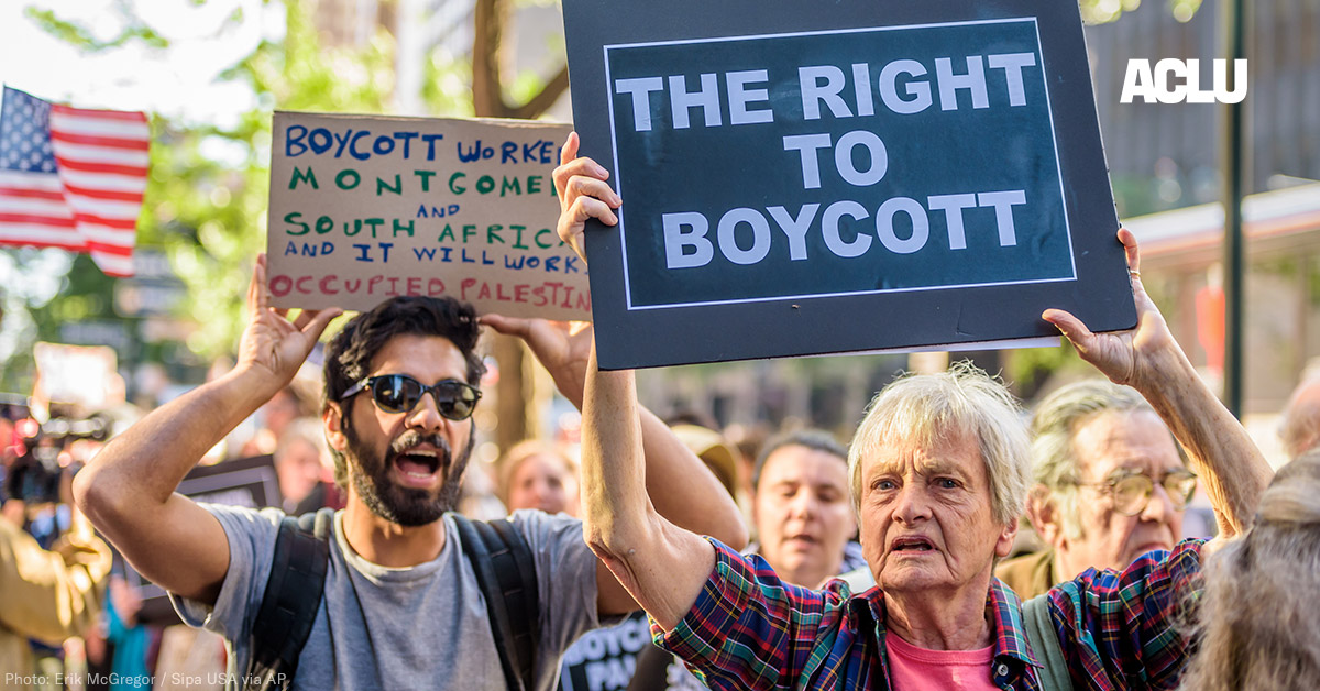 Boycott Israel Protest